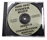 Chevrolet Parts -  1926-41 FISHER BODY SERVICE MANUAL - CD