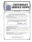 Chevrolet Parts -  1927 CHEVROLET FACTORY SERVICE NEWS
