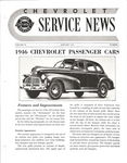 1946 CHEVROLET FACTORY SERVICE NEWS