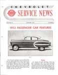 Chevrolet Parts -  1953 CHEVROLET FACTORY SERVICE NEWS