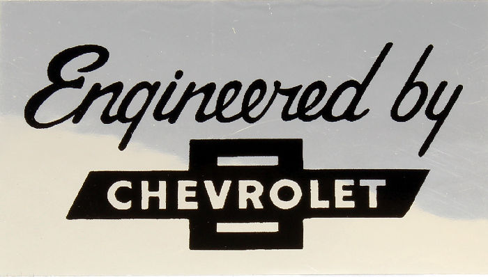 1964 CHEVY TRUCK HEATER DECAL Photo Main