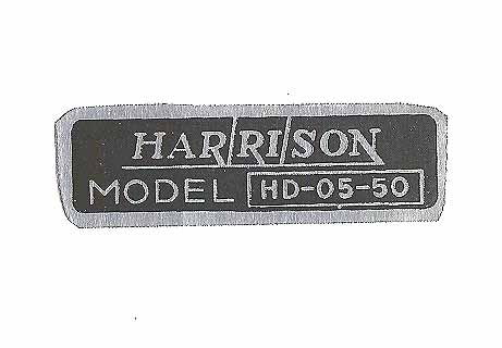 1949-51 PASS HARRISON HEATER DECAL Photo Main