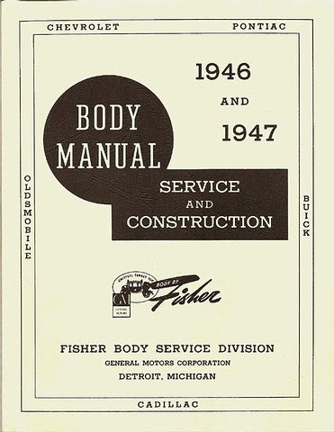 1942-1948 FISHER BODY SERVICE MANUAL Photo Main