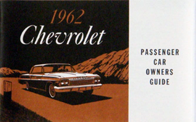 1962 CAR OWNERS MANUAL Photo Main
