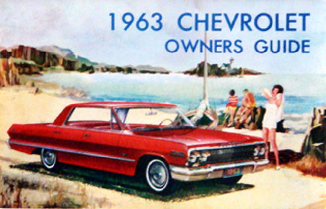 1963 CAR OWNERS MANUAL Photo Main