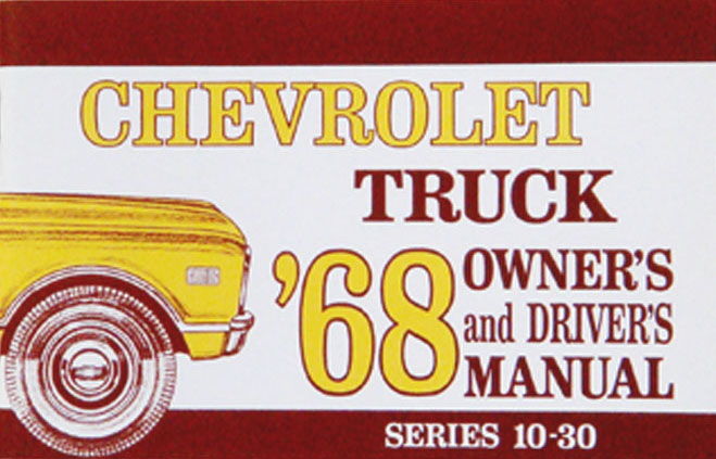 1968 CHEVROLET TRUCK OWNERS MANUAL Photo Main