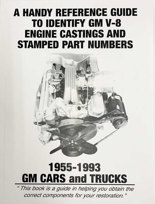 1955-93 GM V-8 CASTING NUMBER  REFERENCE GUIDE Photo Main