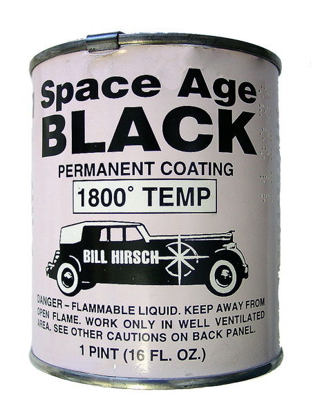 "SPACE AGE" BLACK HIGH HEAT PAINT Photo Main