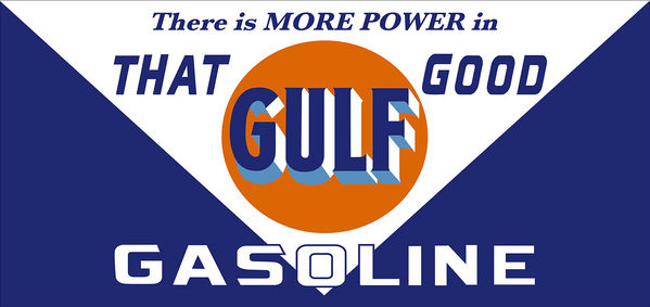 "That good gulf" gasoline sign Photo Main