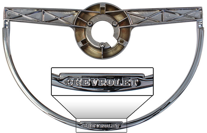 1949-1950 HORN RING WITH "CHEVROLET" Photo Main