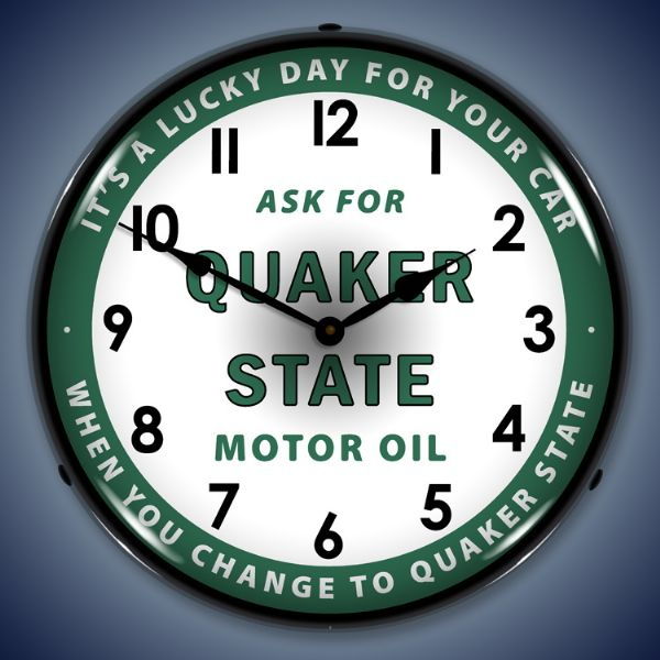 Quaker State Oil LED CLOCK Photo Main