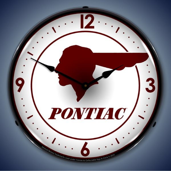 Pontiac Indian LED CLOCK Photo Main
