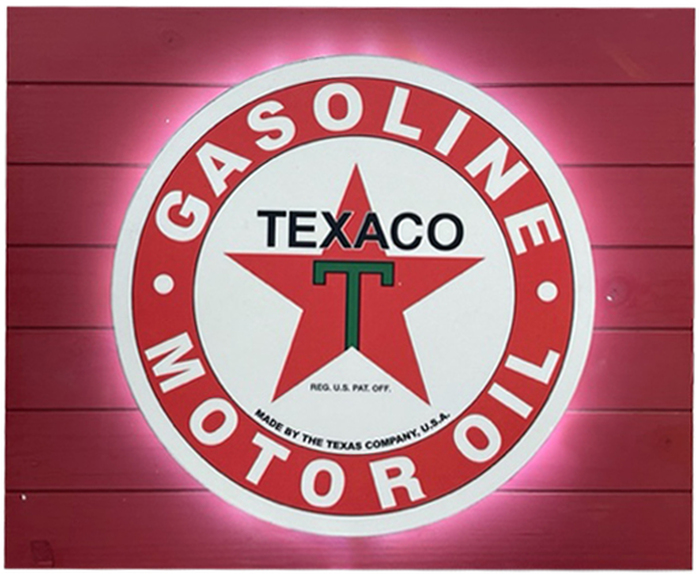 TEXACO MOTOR OIL - BACK LIT SIGN 18 X 15 IN. Photo Main