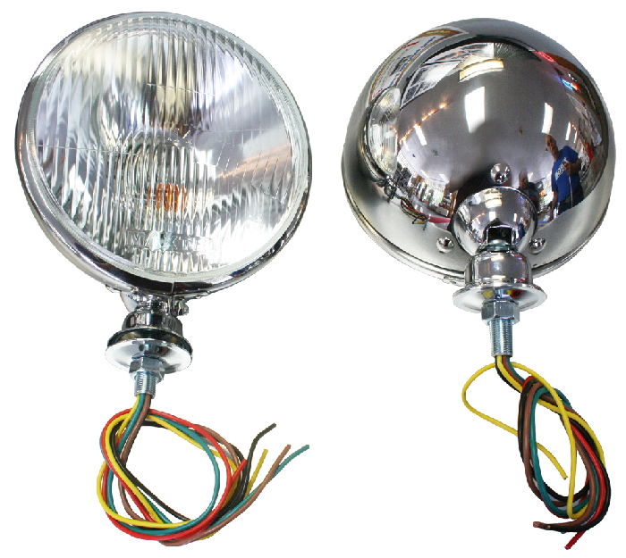 KING BEE HEADLAMPS WITH TURN SIGNALS-STAINLESS Photo Main
