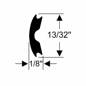1920-1930 DRIP RAIL SCREW TRACK SEAL Photo Main