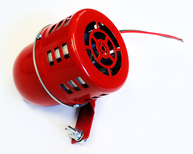 1950'S STYLE FIRE SIREN-RED-12 VOLT Photo Main