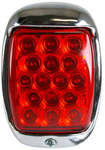 1937-38PASS SPYDER LED RED/RED TAIL ASSY-BLK-R Photo Main