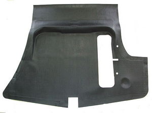 1949-1952 CAR TRUNK MAT - BLACK Photo Main