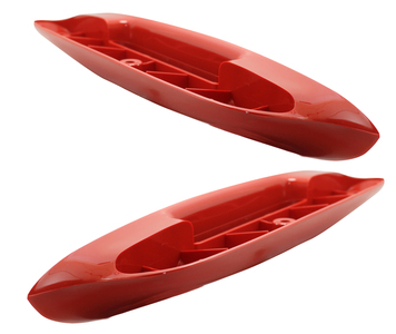 1957 BEL AIR ARM REST PLASTIC BASE - RED Photo Main
