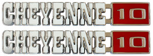 1971-1972 CHEVY -CHEYENNE 10- FENDER EMBLEMS Photo Main
