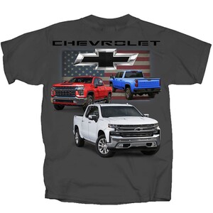 NEW CHEVY PICKUP FLAG T-SHIRT - XLARGE Photo Main