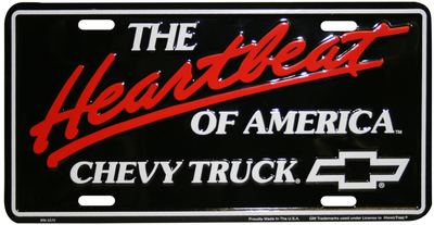 HBOA-CHEVY TRUCK LICENSE PLATE Photo Main