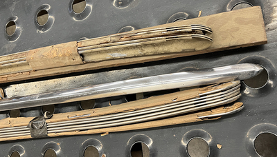 1940 SPECIAL-MASTER DLX RUNNING BOARD TRIM SS Photo Main