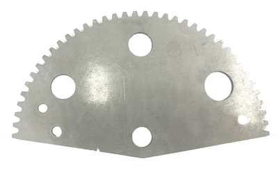 1936-1946 PU WINDOW REG METAL PLATE GEAR Photo Main