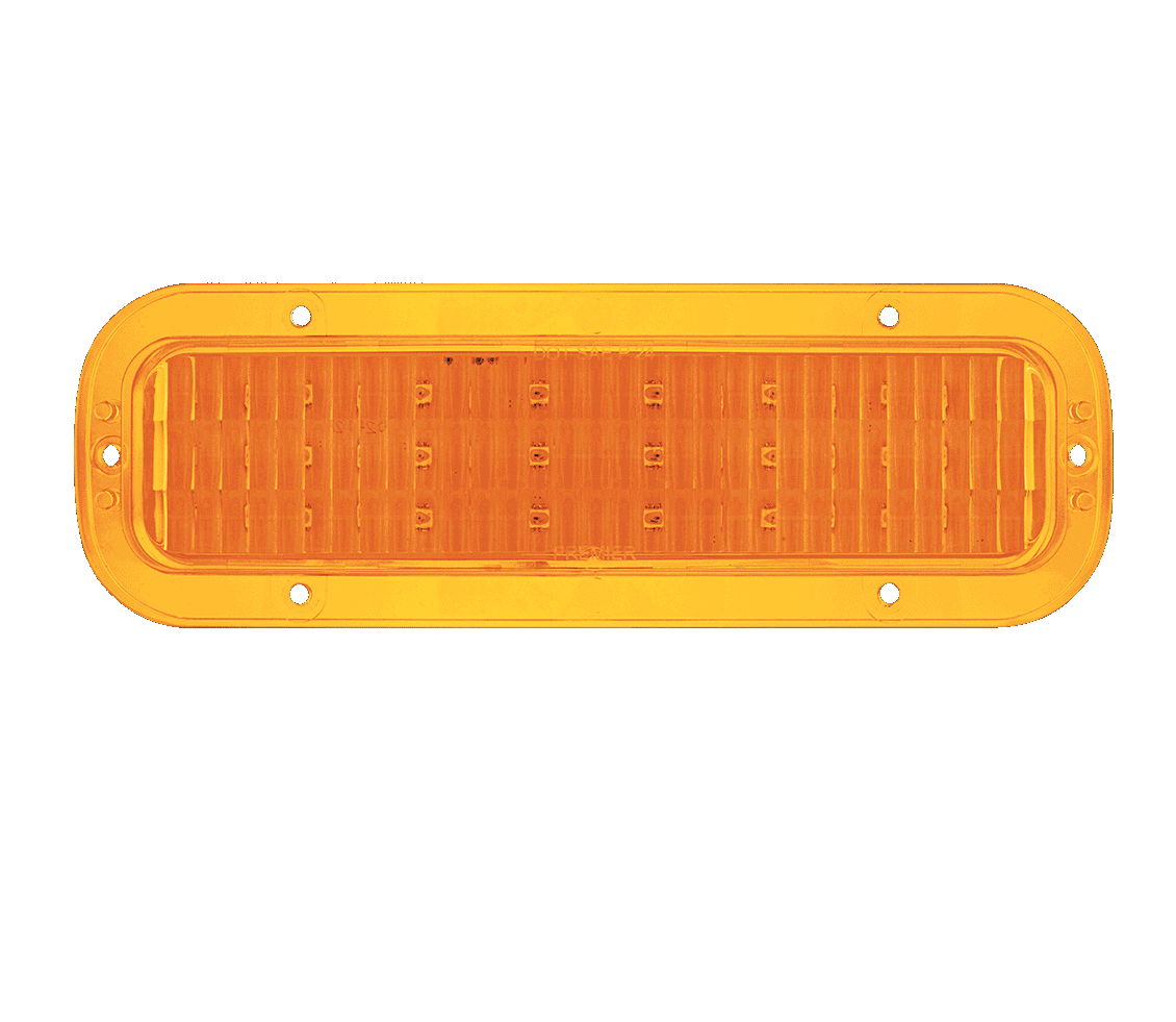 1967-1972 GMC SEQ LED PARK LAMP LENS - CLR-AMB Photo Main