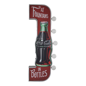 COCA COLA - LIGHTED SIGN 9 X 25 INCHES Photo Main