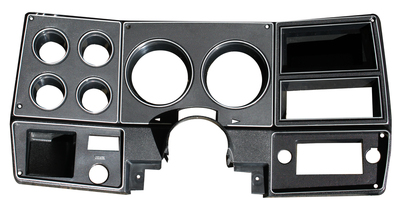 1978-80 TRUCK DASH BEZEL WITHOUT A/C-BLACK & SILVER Photo Main