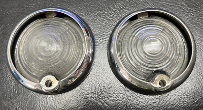 USED 1940 PARKING LIGHT RIMS & GLASS LENSES Photo Main