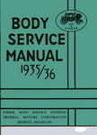 Chevrolet Parts -  1935-36 FISHER BODY SERVICE MANUAL