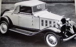 Chevrolet Parts -  1932 CABRIOLET - TOP UP - B&W PHOTO