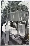 Chevrolet Parts -  1934 WOOD BODY WAGON ASSY LINE B&W PHOTO