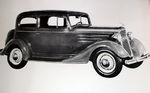 Chevrolet Parts -  1934 CHEV 2/DR.W/TRUNK B&W PHOTO