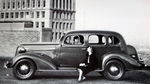 Chevrolet Parts -  1936 4-DOOR TRUNKBACK SED B&W PHOTO