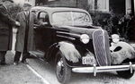 Chevrolet Parts -  1936 2-DOOR SEDAN - 3/4 FRONT VIEW B&W PHOTO