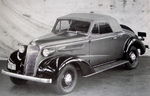 Chevrolet Parts -  1937 CONVERTIBLE 3/4 FR B&W PHOTO