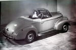 Chevrolet Parts -  1940 CONVT-TOP DOWN-REAR  B&W PHOTO