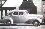 Chevrolet Parts -  1940 4-DOOR SEDAN SIDE VIEW B&W PHOTO