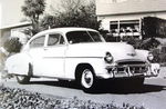 1949 CHEV 4-DOOR FASTBACK B&W PHOTO