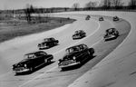 Chevrolet Parts -  1949 GM MODELS ON TEST TRACK B&W PHOTO