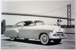 Chevrolet Parts -  1950 FASTBACK 2DR WITH A BRIDGE B&W PHOTO