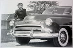 Chevrolet Parts -  1951 CAR FRONT CLOSE UP B&W PHOTO