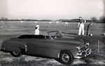Chevrolet Parts -  1952 CONVERTIBLE WITH GOLFERS B&W PHOTO