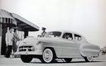 Chevrolet Parts -  1953 BEL AIR 4-DOOR SEDAN W/PEOPLE B&W PHOTO