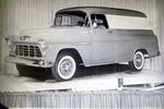 Chevrolet Parts -  1955 CHEV 2ND SER. 1/2 TON PANEL TRK B&W PHOTO