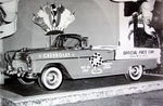 Chevrolet Parts -  1955 CONVERTIBLE INDY 500 PACE CAR B&W PHOTO