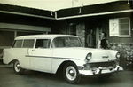 Chevrolet Parts -  1956 210 2 DOOR STATION WAGON B&W PHOTO